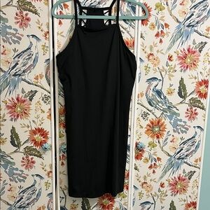 Prana Black Halter Midi Dress